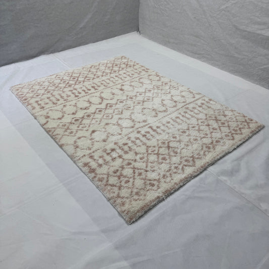 5ft x 8ft Persian Shaggy Rug - Koshani Puffy Design | Soft Synthetic Wool, Luxurious Comfort