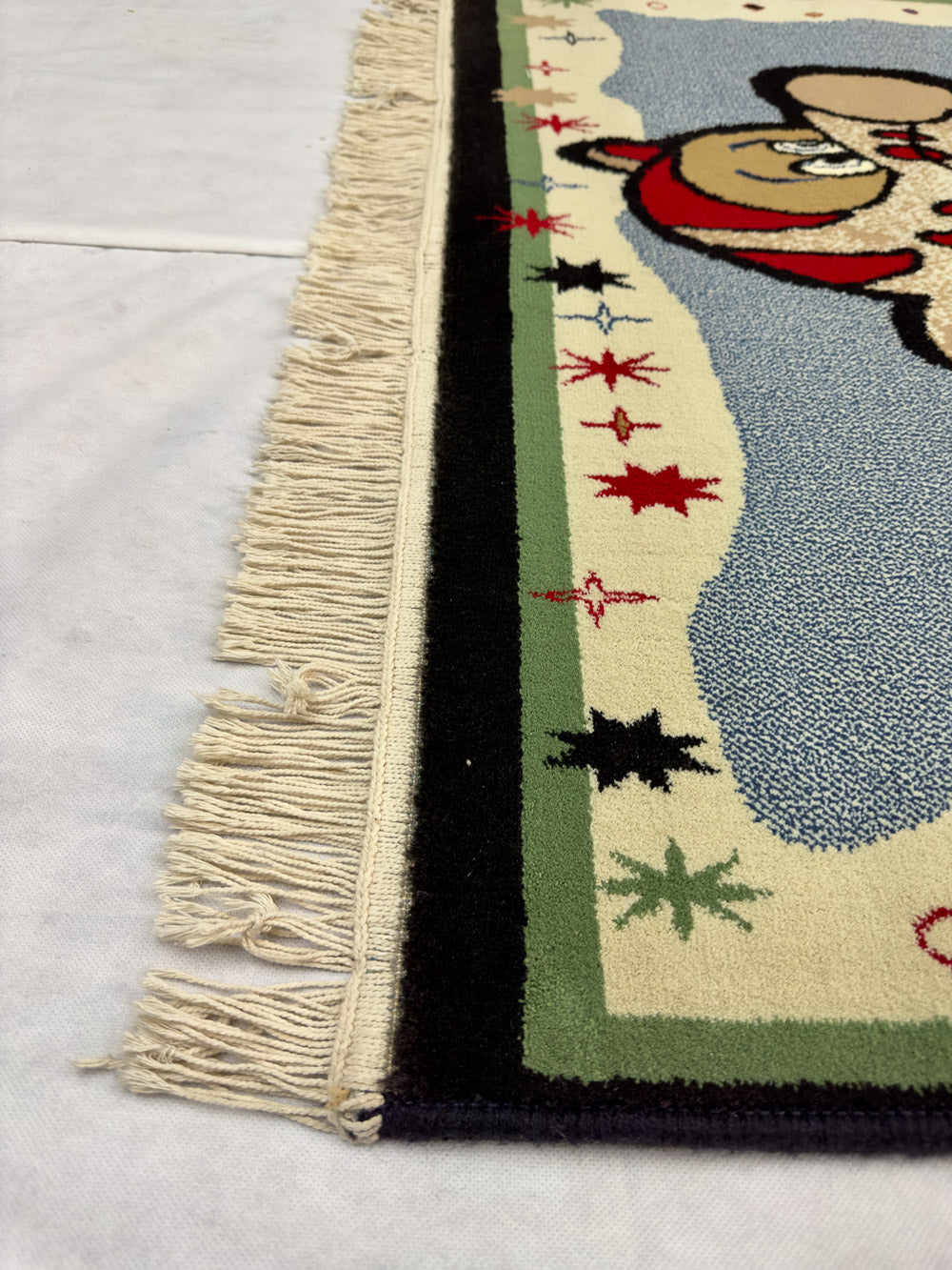 Vibrant Multi-Colored Persian 500 Reeds Area Rug - 3 ft x 7 ft - Farsh Aryan 2 - Cartoon Design