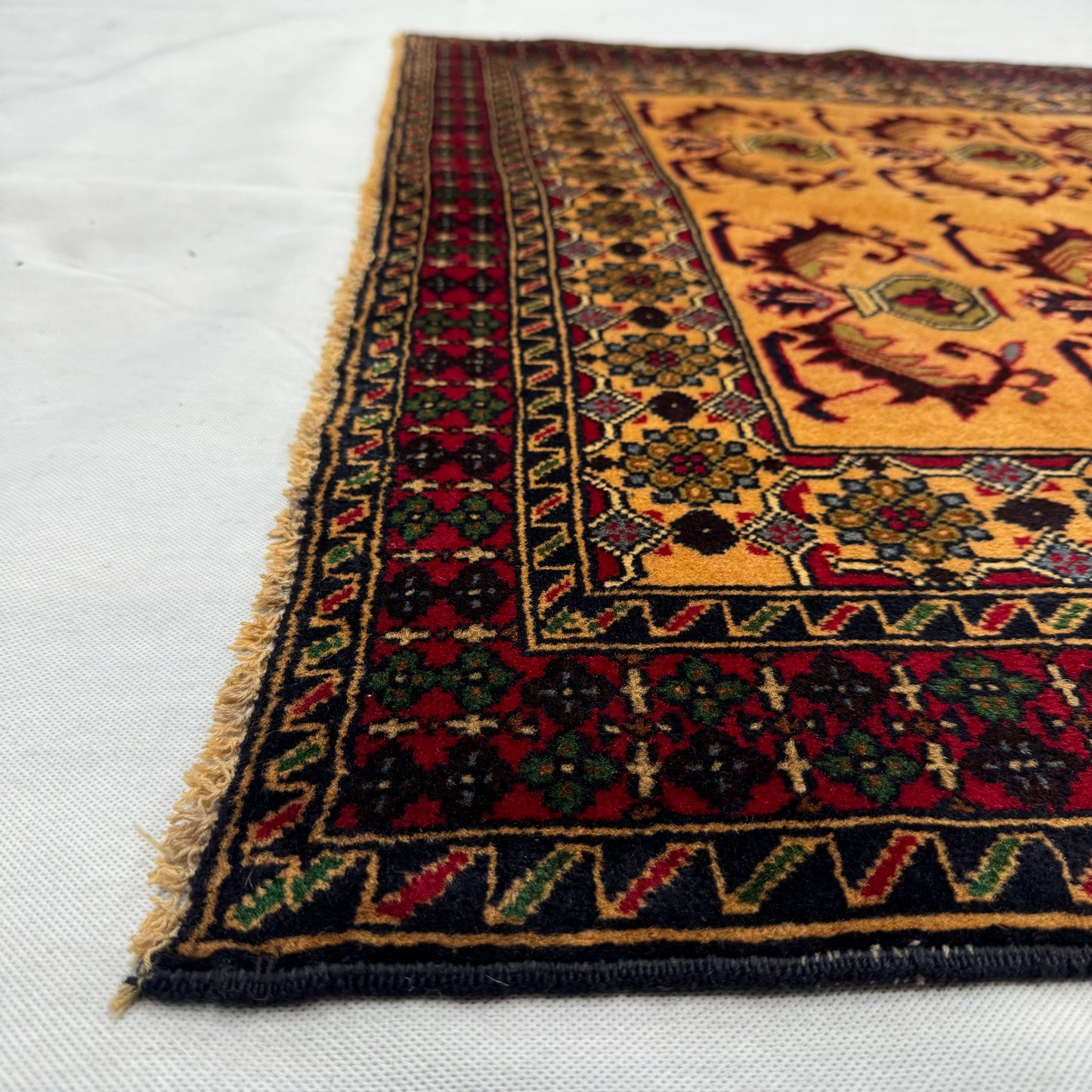 Luxurious Handmade Baluchi Rug - Premium Quality 4 ft x 7 ft Afghan Carpet