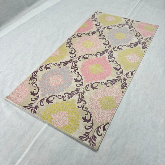 Colorful Turkish Festival ASM Narin Premium Area Rug - Vibrant Design, Size 3 ft x 6.5 ft