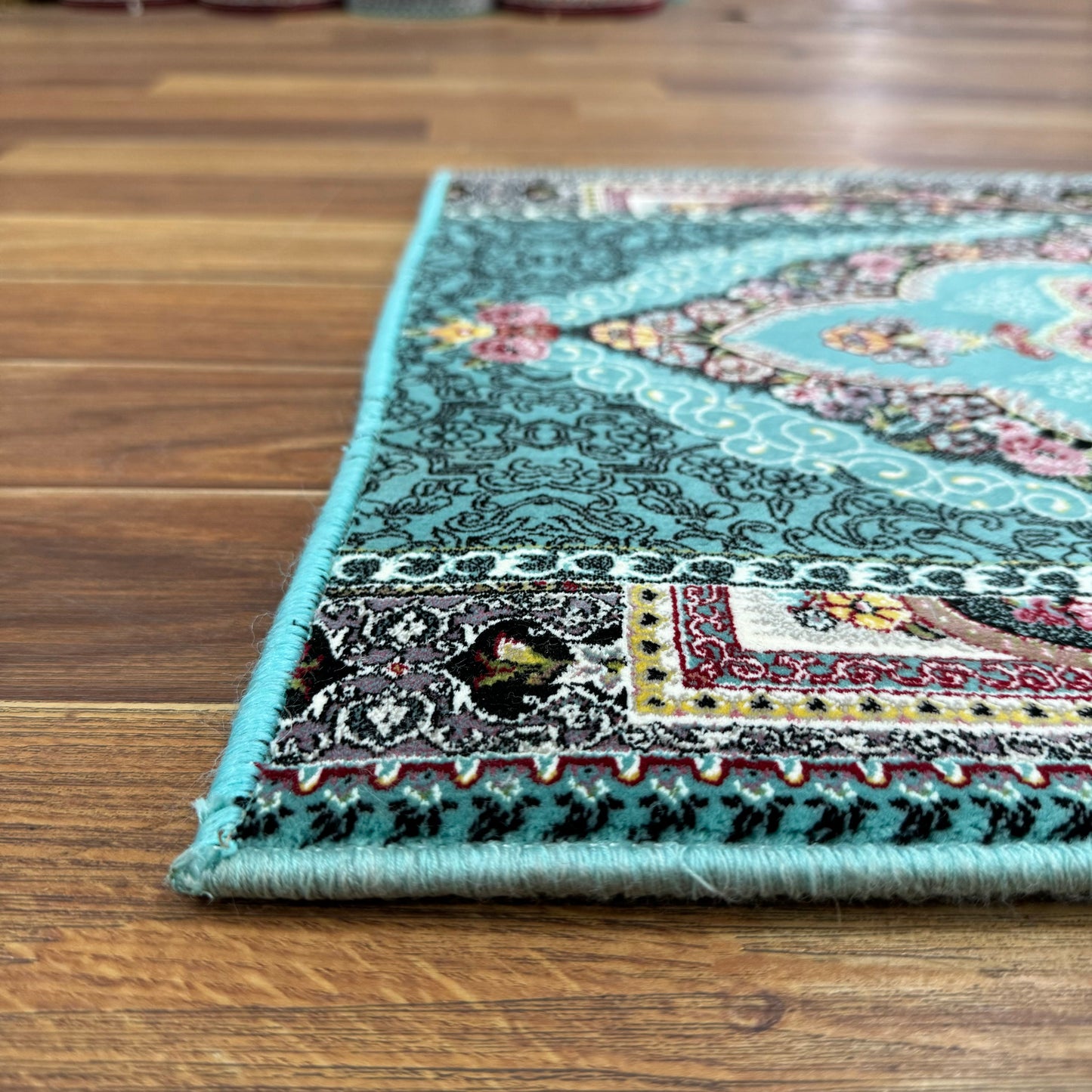 Premium Persian Runner 1.5 ft x 12 ft - Pars Nagin Mashad in Tortoise - Luxurious 1200 Reeds Acrylic Rug