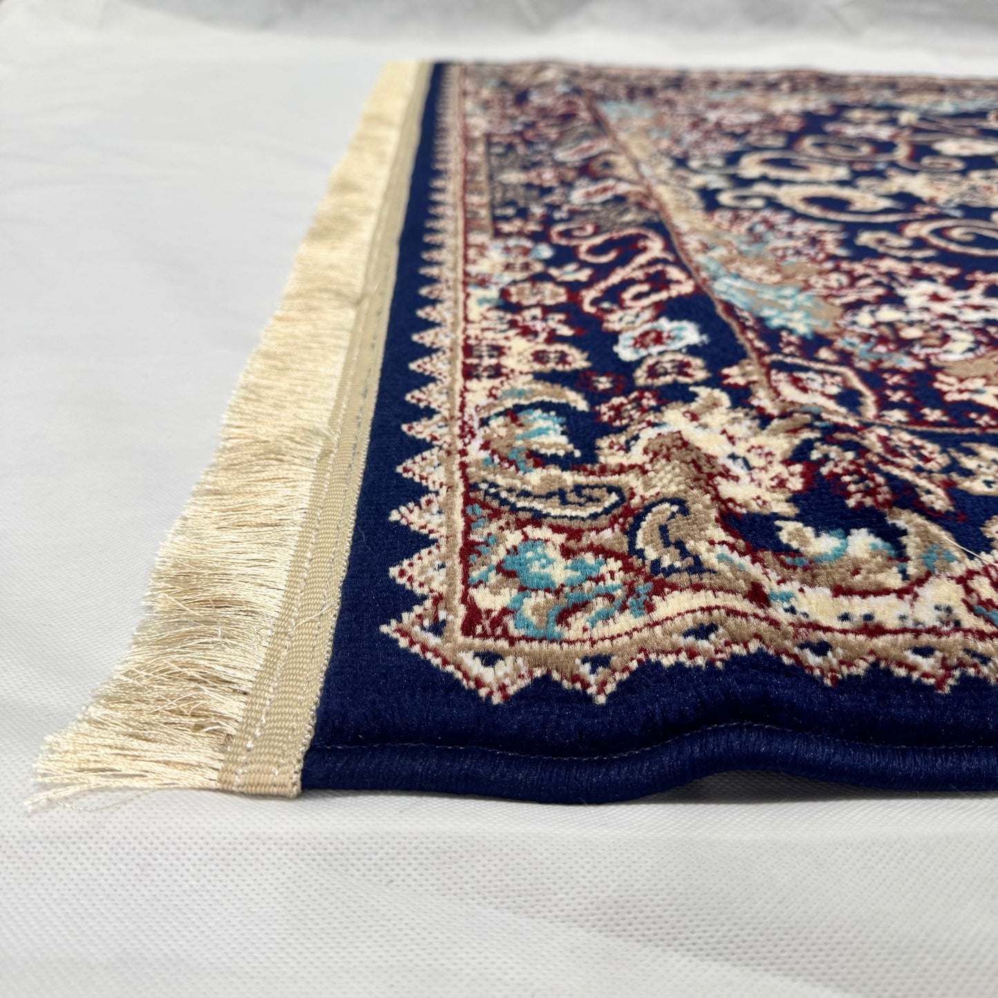 Turkish Rug – Midnight Royale Collection – Navy Blue Luxury Medallion