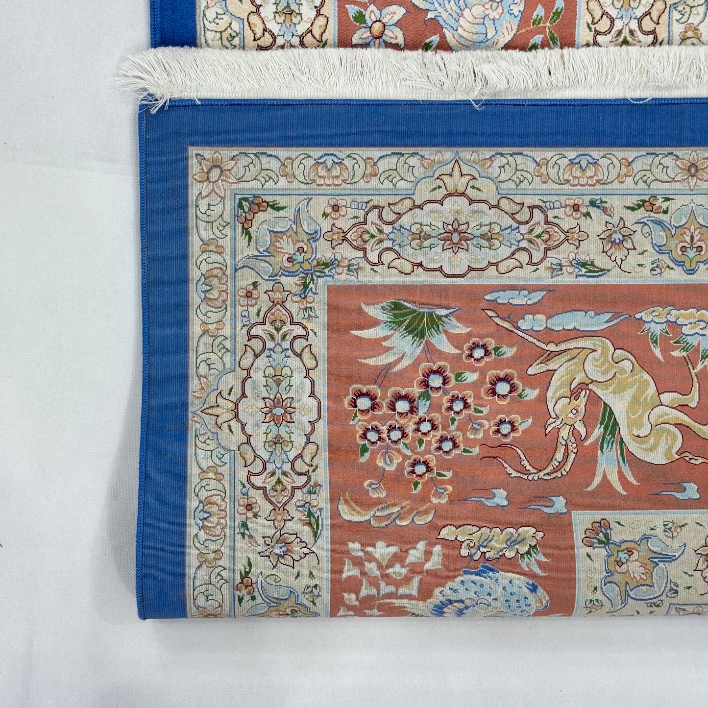 Persian Silk Tree of Life Rug 7 ft x 10 ft | 1600 Reed Pure Silk Abresham