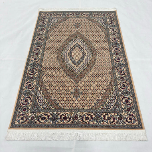 Persian Silk Mahi Medallion Rug 3 ft x 5 ft | 1600 Reeds