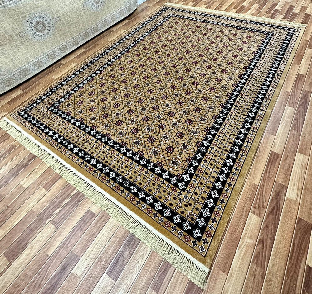 8 ft x 11 ft - Area Rug - Persian 500 Reeds - Farsh Nab 1 - L. Brown