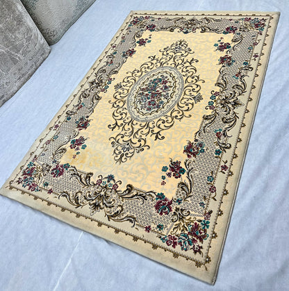 5 ft x 8 ft - Area Rug - Persian 700 Reeds - Sepas 1 - Beige and Multi Colors