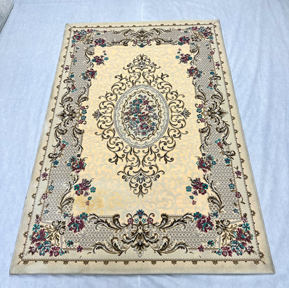 5 ft x 8 ft - Area Rug - Persian 700 Reeds - Sepas 1 - Beige and Multi Colors