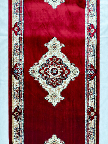2.5 ft x 10 ft - Runner - Persian - Silky I 1 - Red Wine