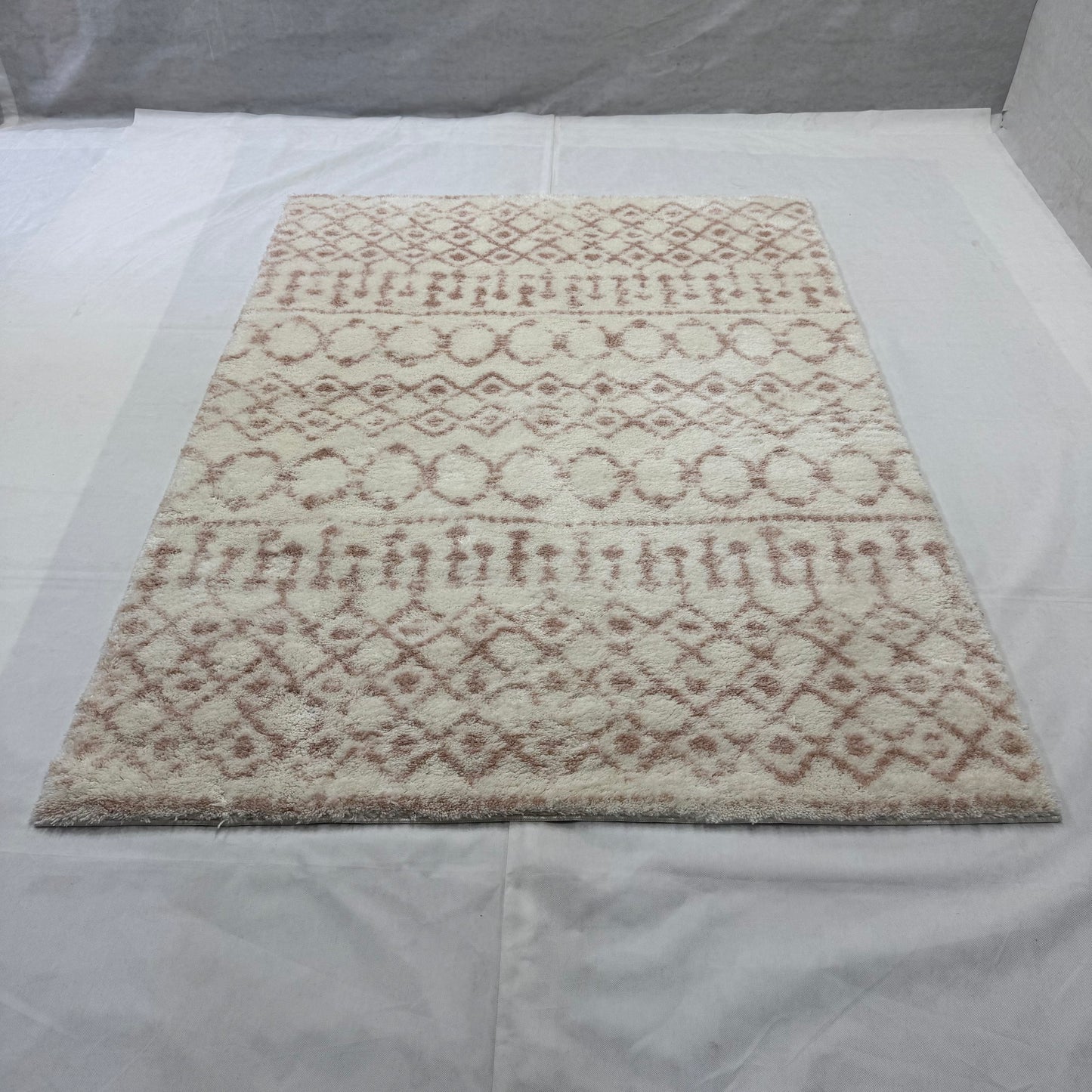 5ft x 8ft Persian Shaggy Rug - Koshani Puffy Design | Soft Synthetic Wool, Luxurious Comfort