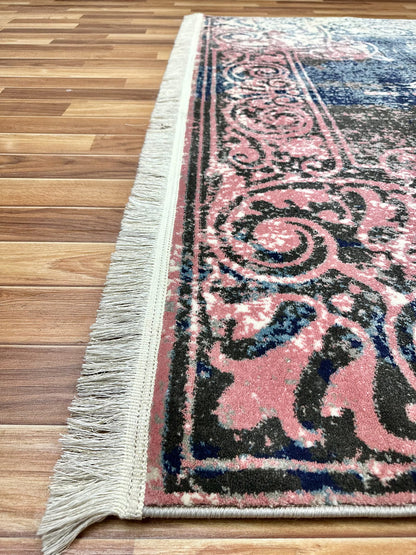 7 ft x 10 ft - Area Rug - Persian 500 Reeds - Farsh Nab 1 - Beige and Multi Colors