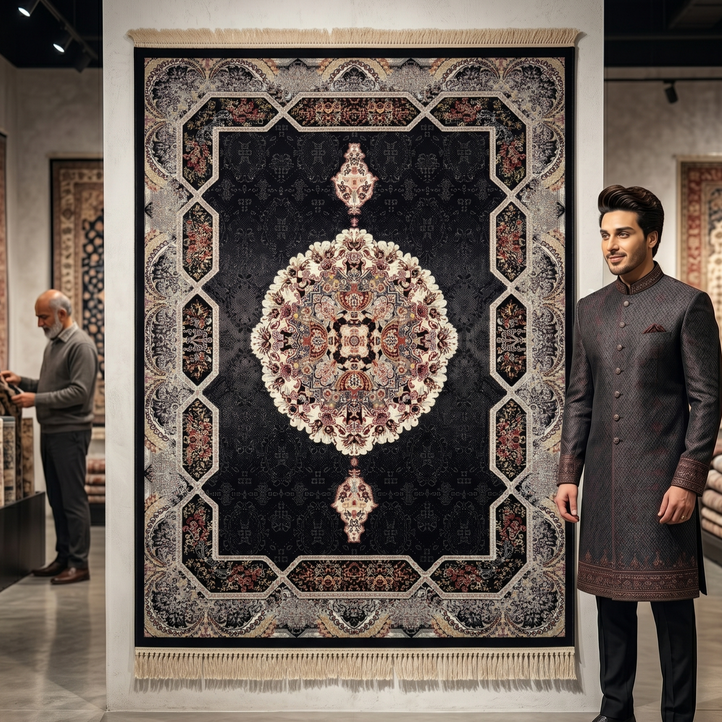 4 ft x 6 ft Persian Acrylic Rug | 700 Reed | Machine-Made | Iran
