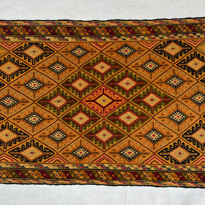 Handmade Afghan Wool Rug - 2.5ft x 5ft | Vibrant Multi-Color Oriental Carpet