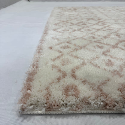 5ft x 8ft Persian Shaggy Rug - Koshani Puffy Design | Soft Synthetic Wool, Luxurious Comfort