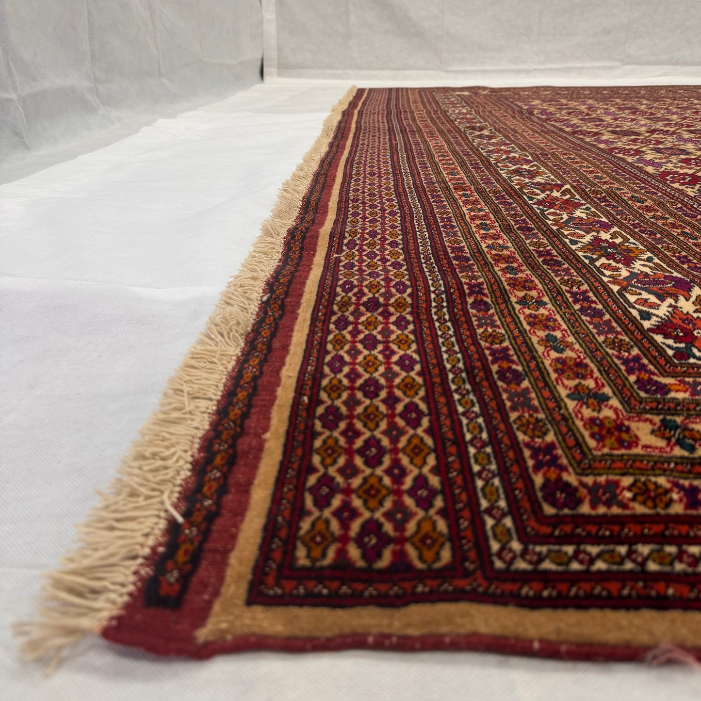 10 ft x 13 ft Afghan Handmade Wool Rug - Vintage, Timeless Design, Luxurious & Durable