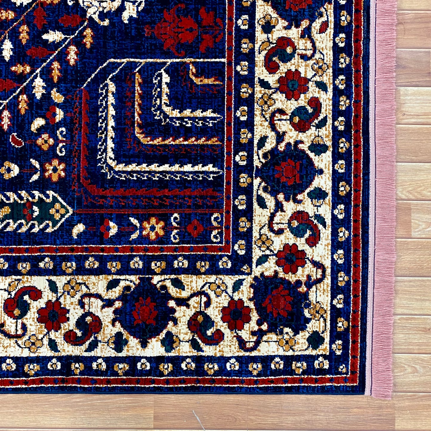 7 ft x 10 ft - Area Rug - Persian Baluchi 1 - Blue and Beige - Timeless Beauty for Your Home