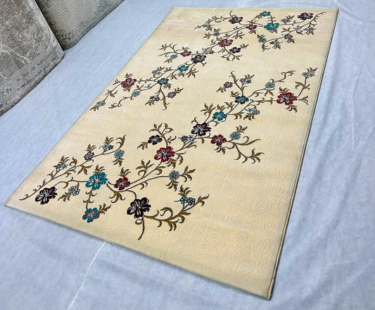 5 ft x 8 ft - Area Rug - Persian 700 Reeds - Sepas 2 - Beige and Multi Colors