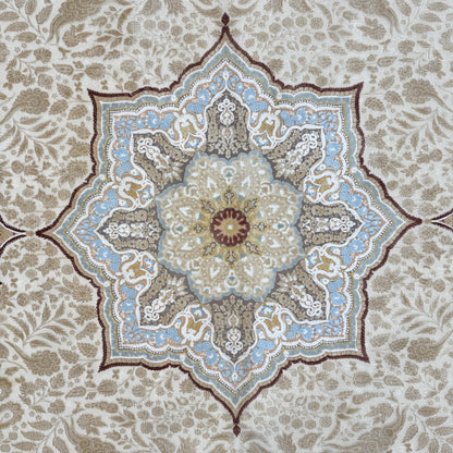 Persian Beheshti Rug – Bamboo Silk – 10×13 ft – 1500 Reeds – Beige Gold