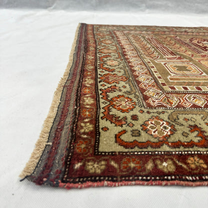 Afghan Handmade Wool Rug – 3.5x5.5 ft Oriental Tribal Design, Rich Colors, Unique Artistry