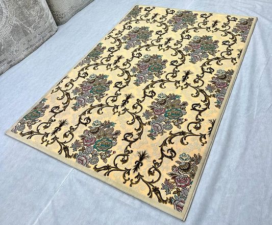 5 ft x 8 ft - Area Rug - Persian 700 Reeds - Sepas 3 - Beige and Multi Colors