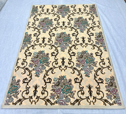 5 ft x 8 ft - Area Rug - Persian 700 Reeds - Sepas 3 - Beige and Multi Colors