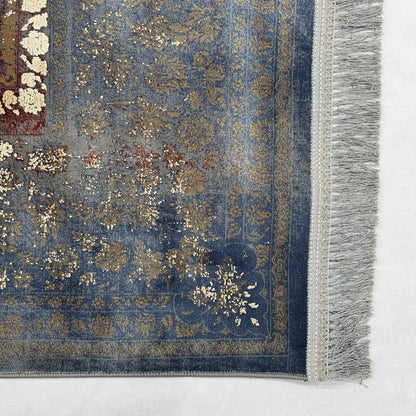 8 ft x 11 ft Persian Rug - Beheshti Tabriz 1200 Reeds Elegant Silk & Cotton Vintage Medallion