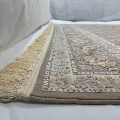 Persian Beheshti Rug – Bamboo Silk – 10×13 ft – 1500 Reeds – Blush Taupe