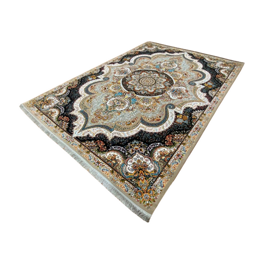 8 ft x 11 ft - Area Rug - Persian 700 Reeds - Farsh Pamchal 1 - Coffee - Transform Your Space with Timeless Elegance