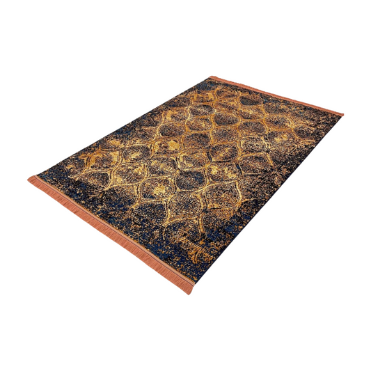Introduce Classic Charm with Persian Baluchi 3 Area Rug - 5ft x 8ft - Dark Blue