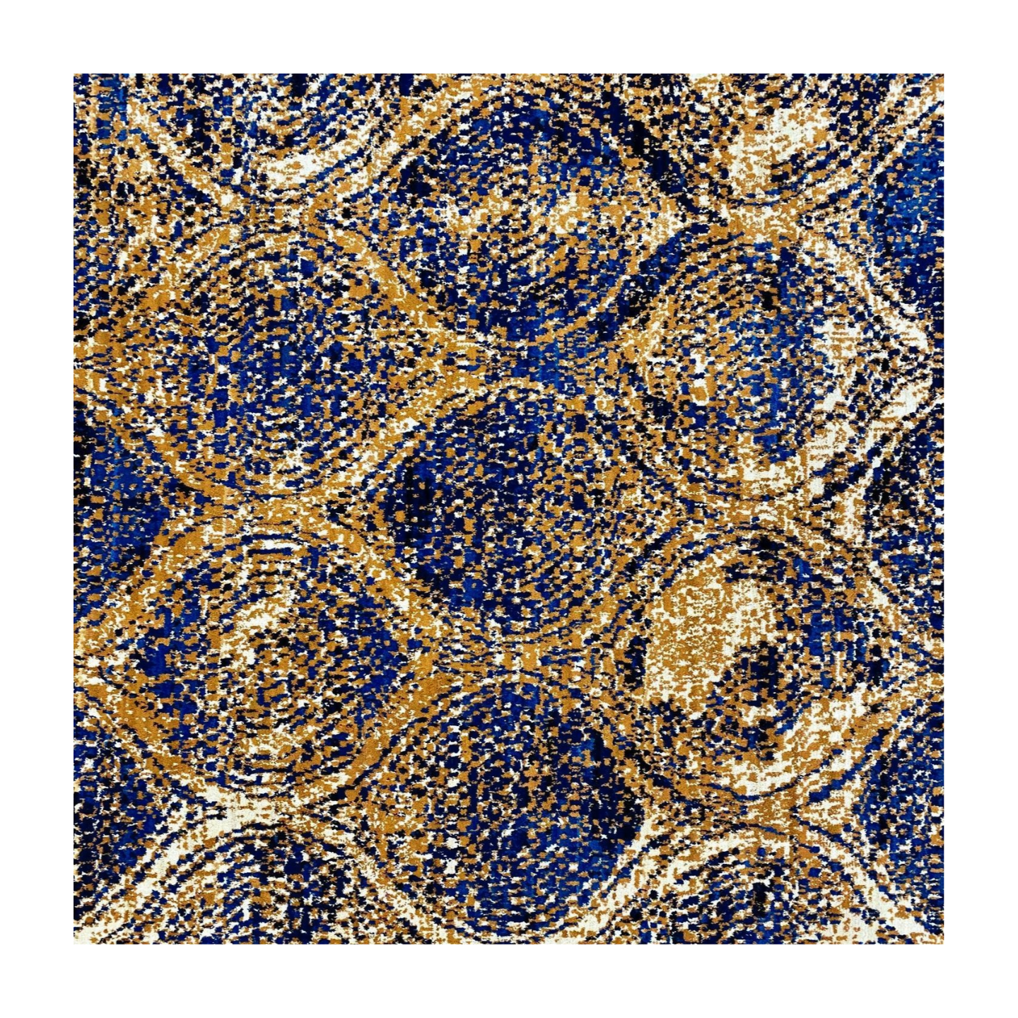 Introduce Classic Charm with Persian Baluchi 3 Area Rug - 5ft x 8ft - Dark Blue - Luxurious Machine-Made Excellence