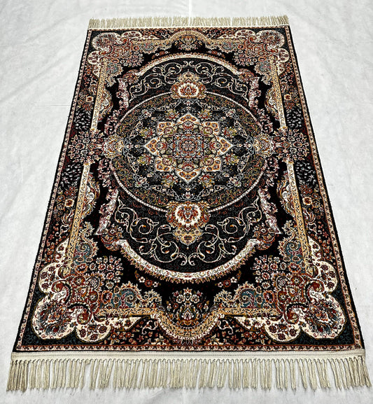 3 ft x 5 ft - Area Rug - Persian 700 Reeds - Armaghan Paytakht 4 - Black