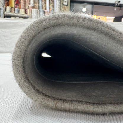 Persian Beheshti Rug – Bamboo Silk – 10×13 ft – 1500 Reeds – Silver Grey