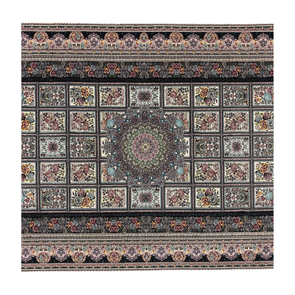 4 ft x 6 ft Area Rug - Persian 1200 Reeds - Farsh Kilim Mojalal 5 - Beige - Luxurious Persian Elegance for Your Home