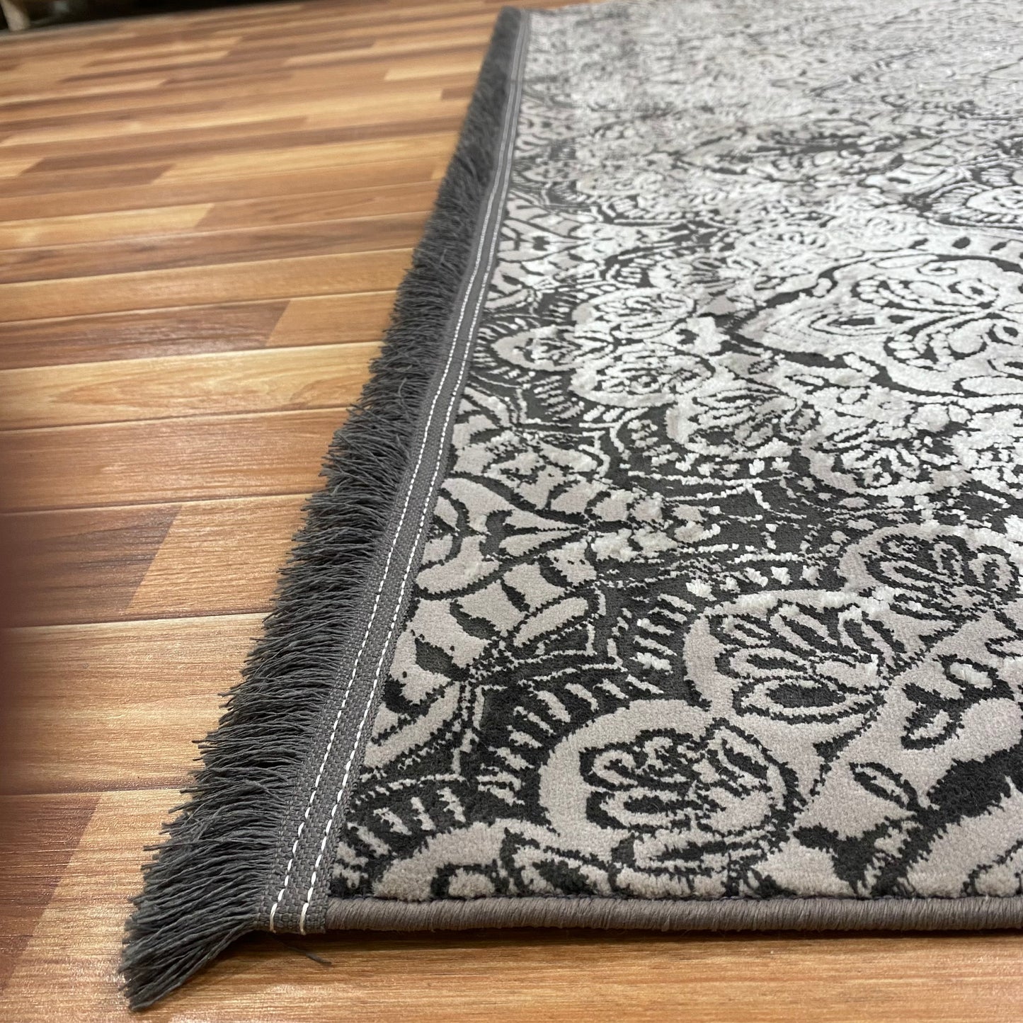 Elegant 7 ft x 10 ft Persian Area Rug - Mahromah 9 - Black - Superior Comfort & Luxury Style Accent