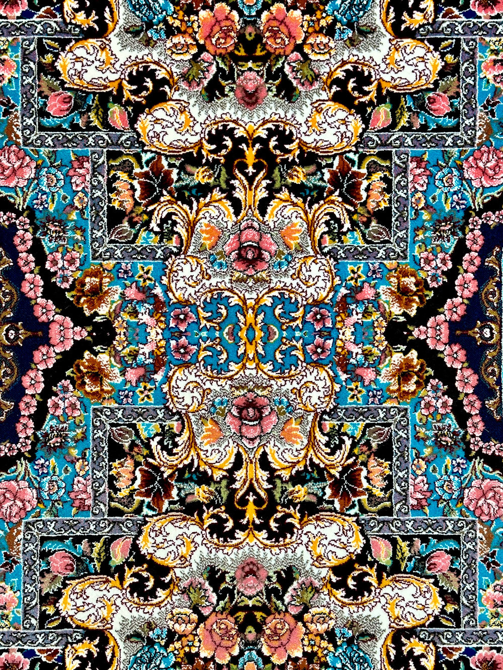 3 ft x 13 ft - Runner - Persian 1000 Reeds - Shahkar 9 - Tortoise and Multi Colors