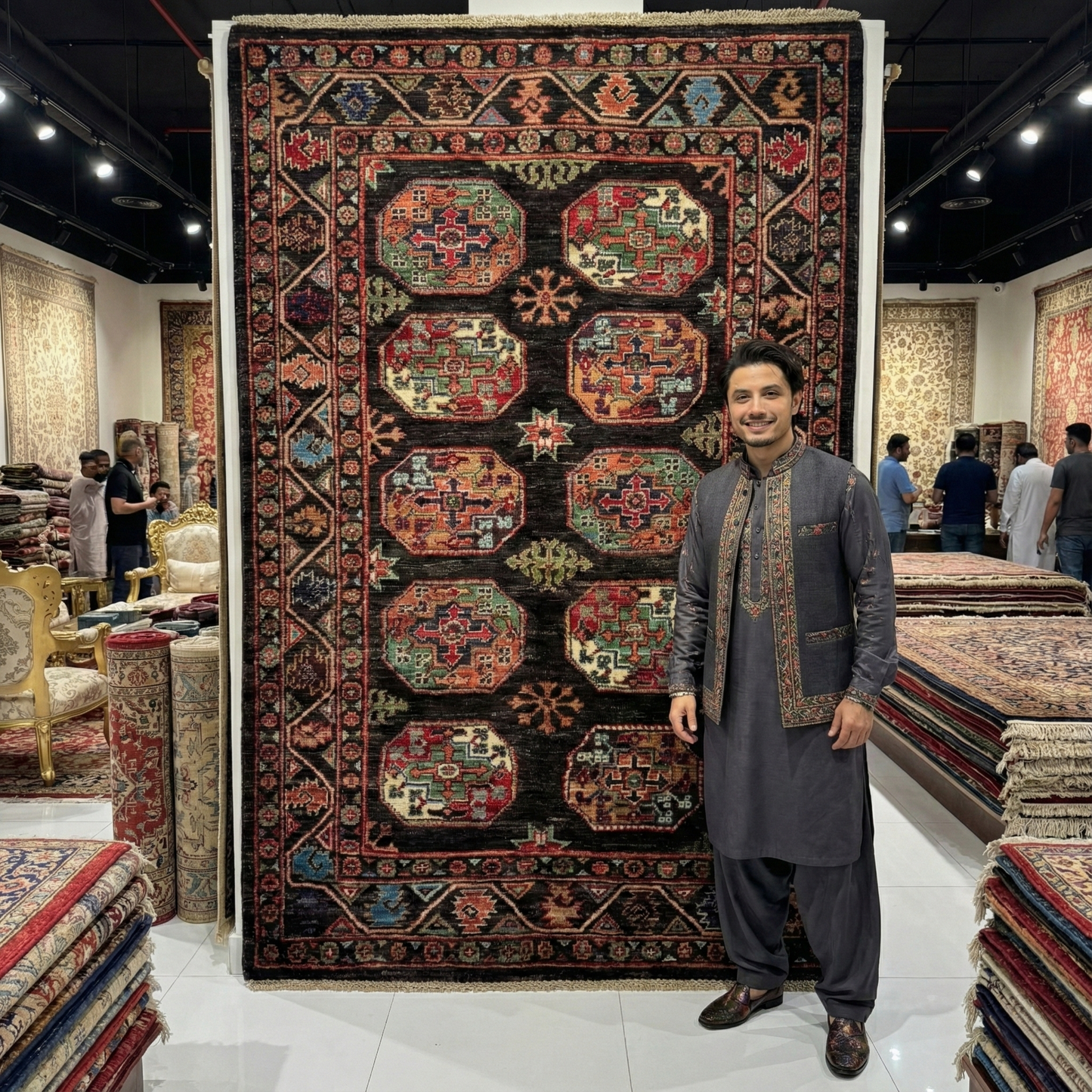 Stunning Handmade Chobi Rug - 3 ft x 5 ft | Exquisite Afghan Craftsmanship