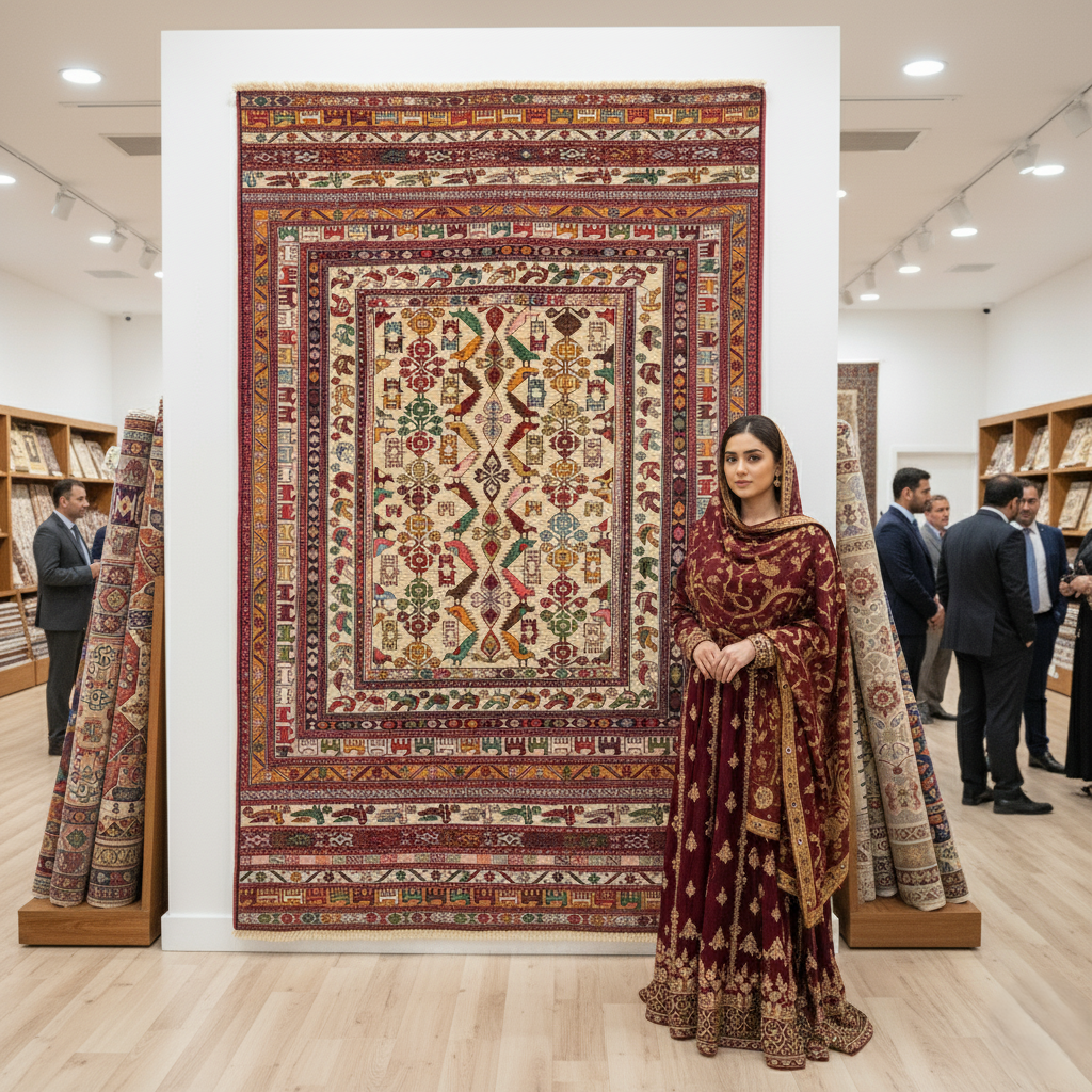 4 ft x 6 ft Handmade Afghan Wool Premium Kilim Rug – Traditional Geometric Design – Luxurious, Durable, Eco-Friendly