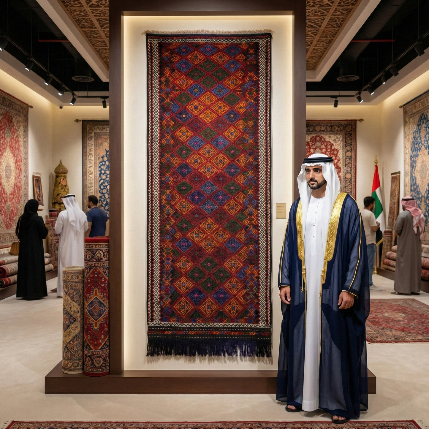 Vibrant Afghani Handmade Kilim Runner Rug - 2.5 ft x 9 ft - Colorful Wool Geometric Design