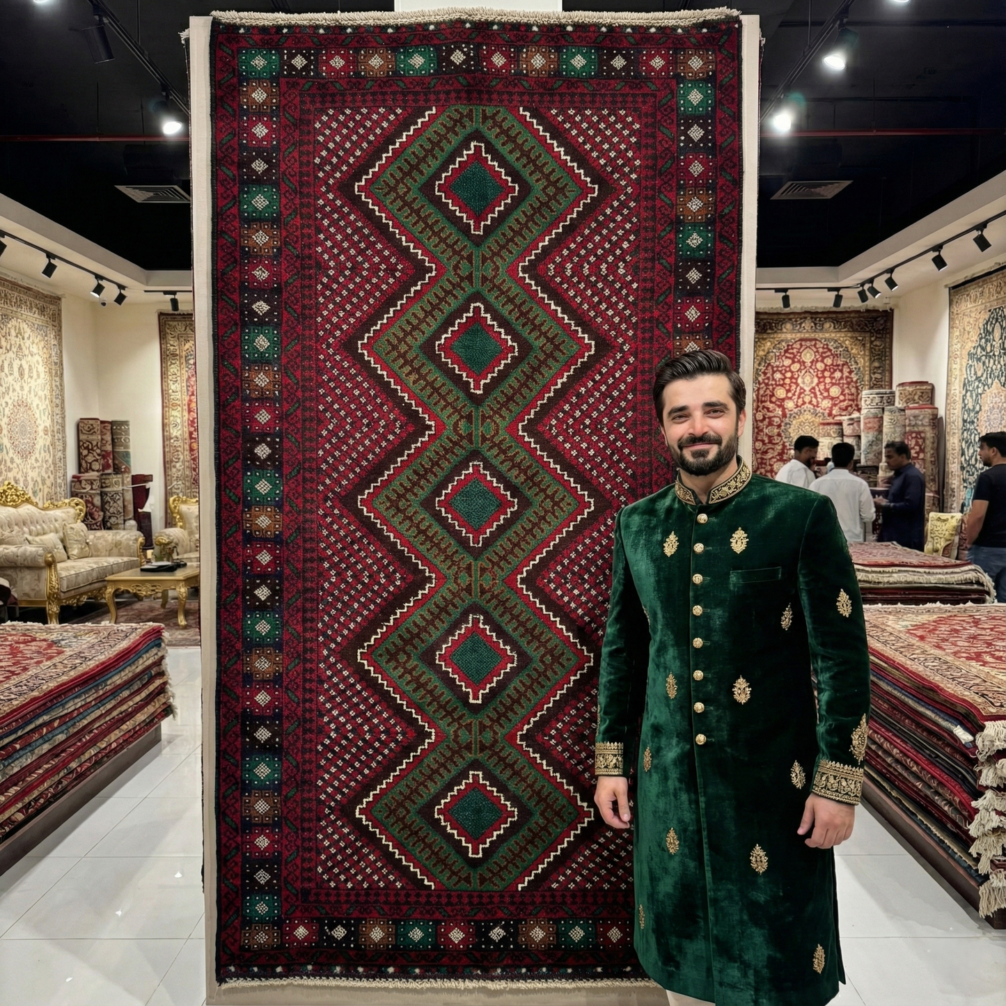 Premium Baluchi Handmade Rug - Size 4 ft x 7 ft - Authentic Afghan Craftsmanship