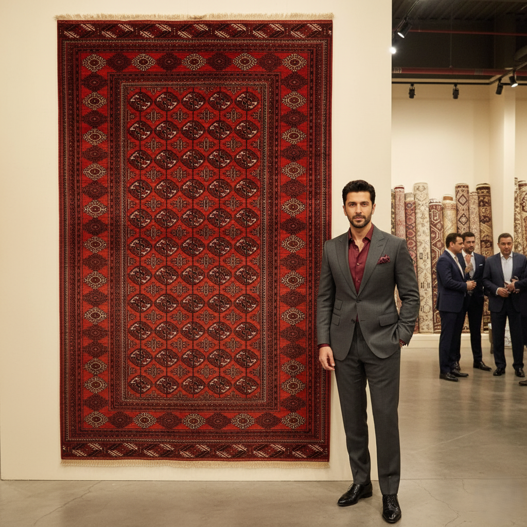 Handmade Afghan Wool Rug - 8 ft x 11.5 ft | Khal Muhammadi Design | Durable, Luxurious, Eco-Friendly