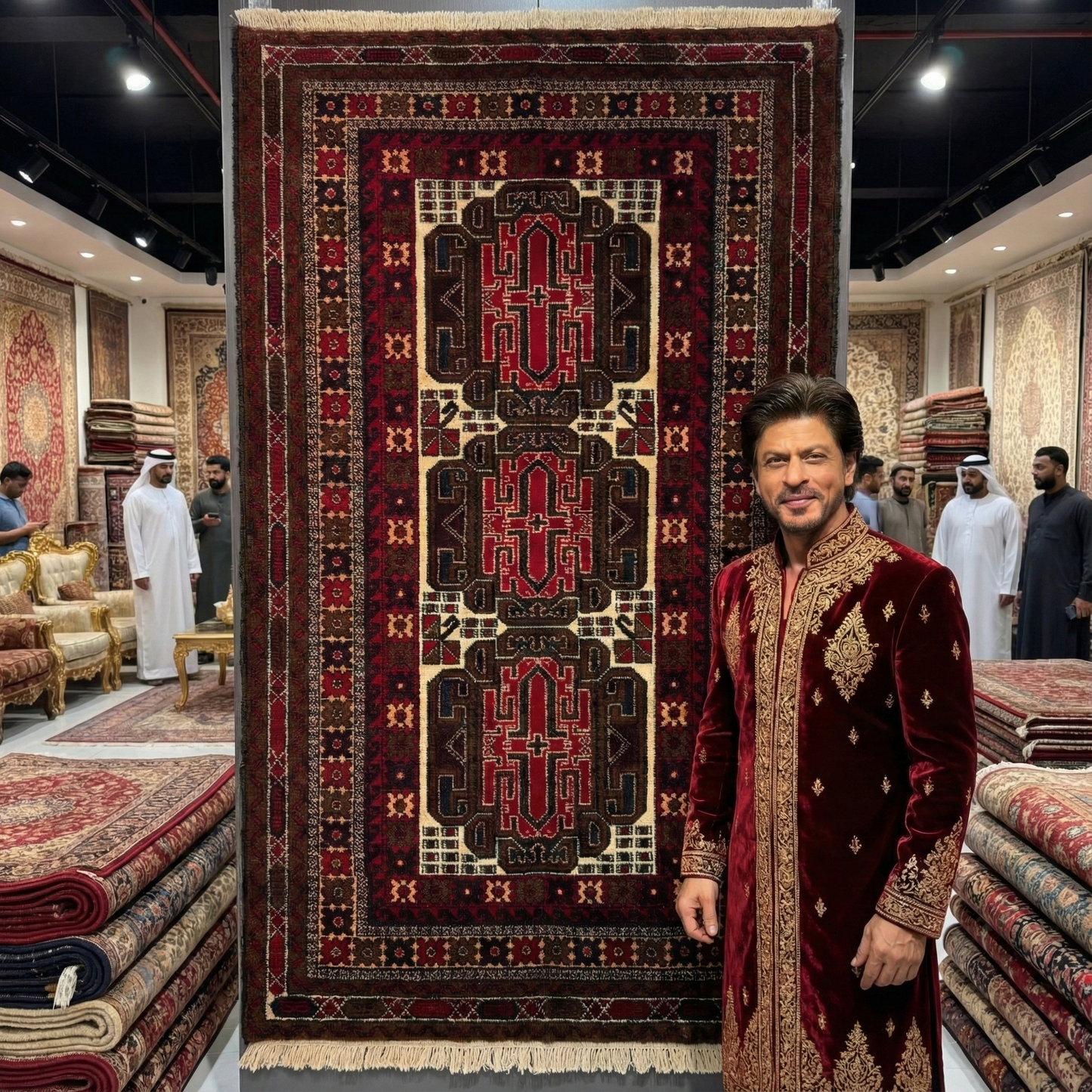 Exquisite 3 ft x 5 ft Handmade Baluchi Rug - Rich Colors & Intricate Geometric Patterns