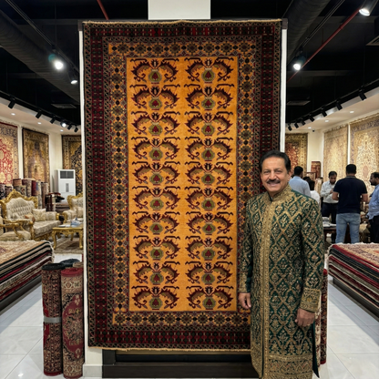 Luxurious Handmade Baluchi Rug - Premium Quality 4 ft x 7 ft Afghan Carpet