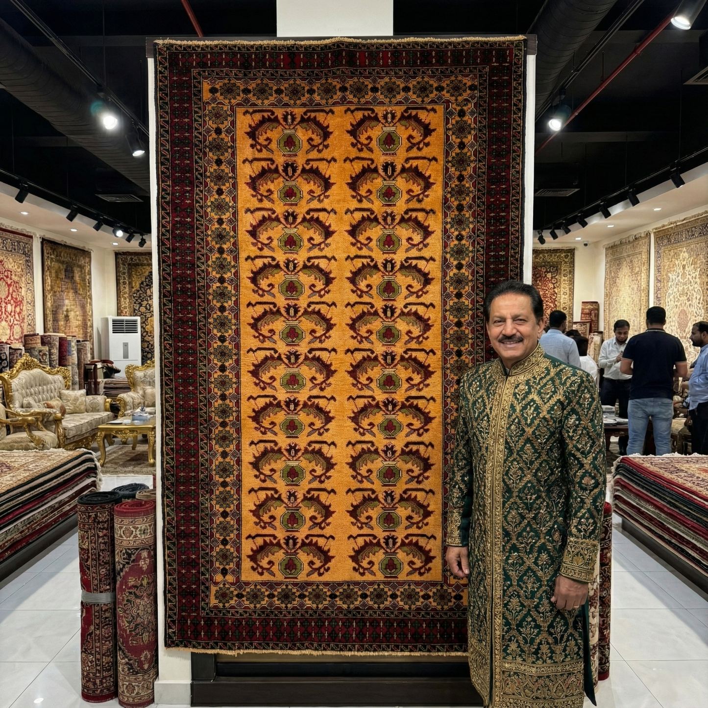 Exquisite Premium Baluchi Handmade Rug - 4 ft x 7 ft - Authentic Afghan Craftsmanship