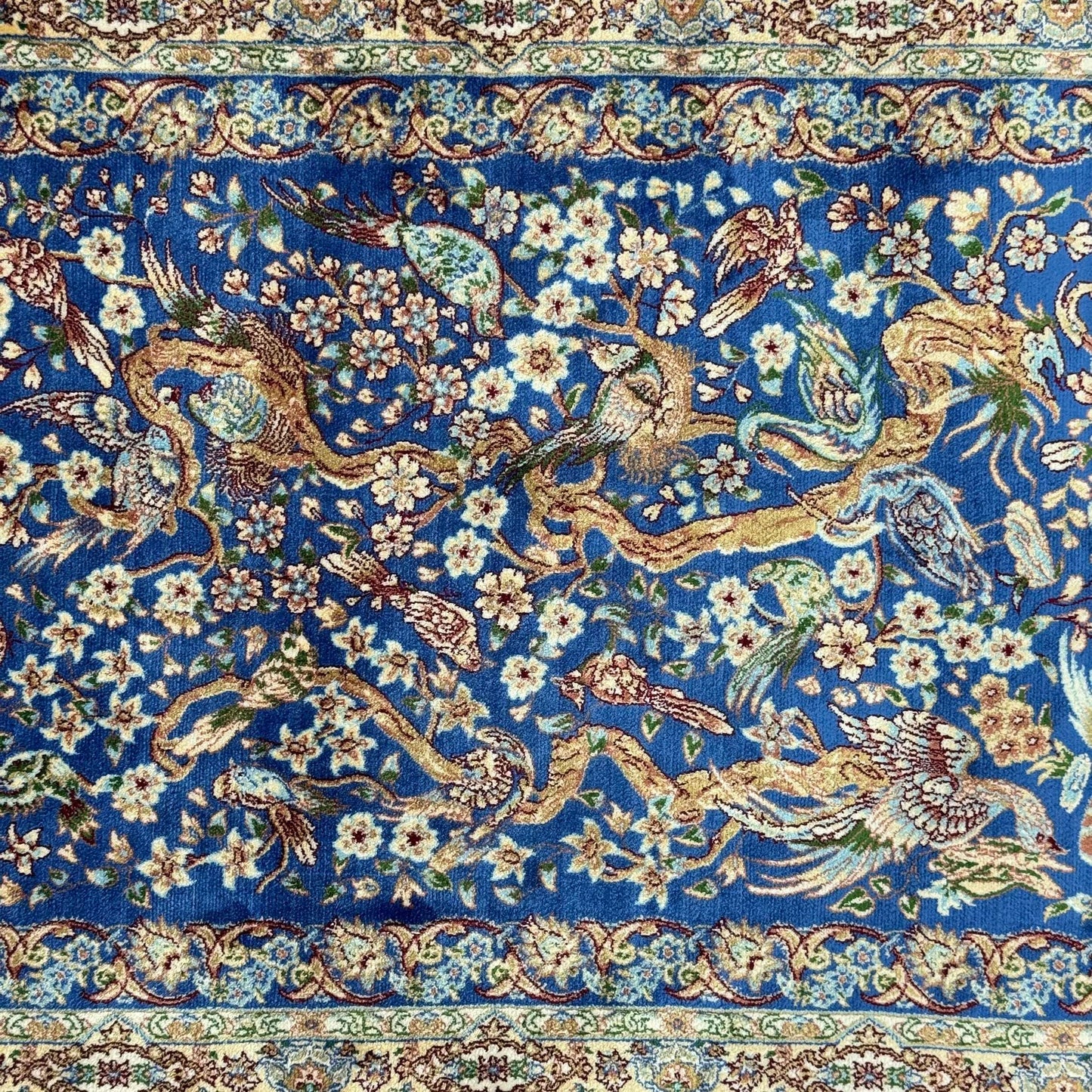 Persian Silk Garden of Paradise Rug 2.5 ft x 4 ft | 1600 Reed