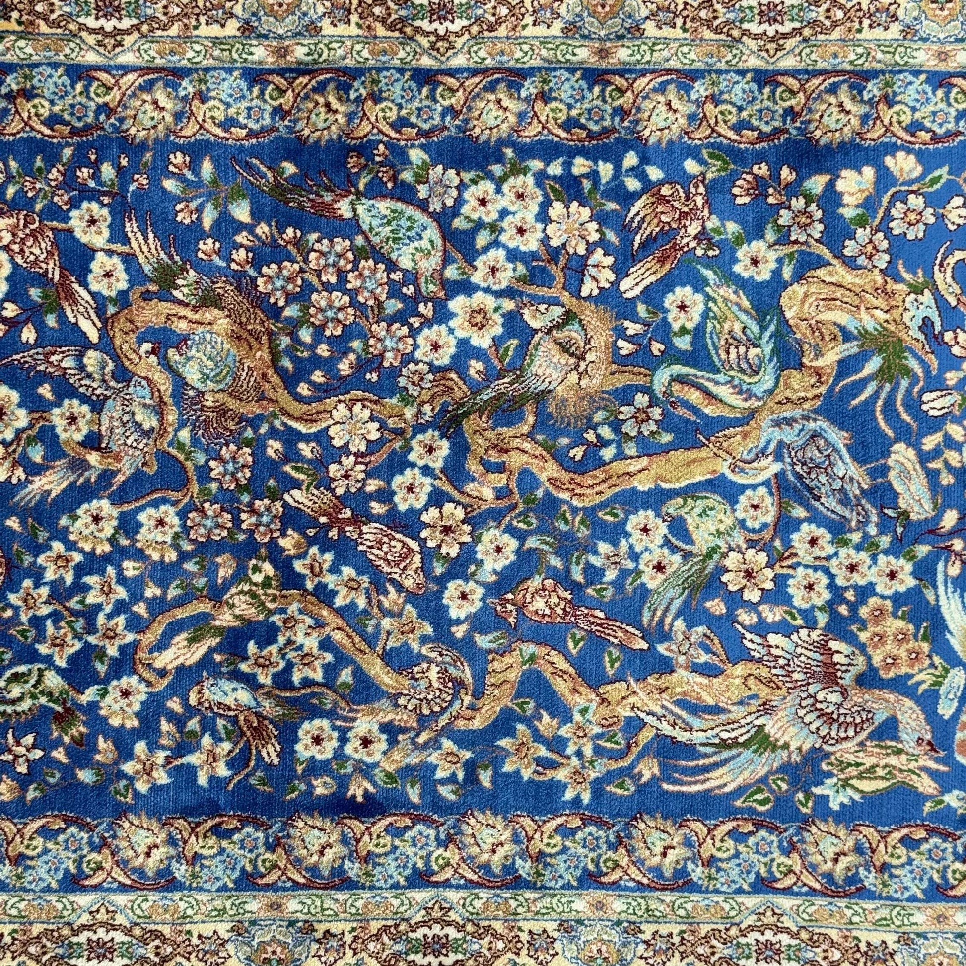 Persian Silk Garden of Paradise Rug 2.5 ft x 4 ft | 1600 Reed