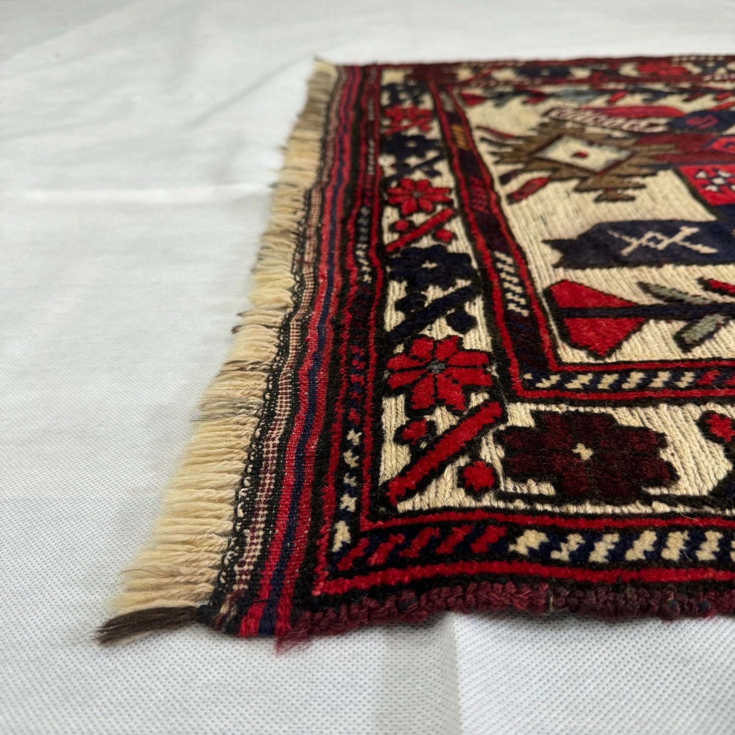 Handcrafted Gul Barjasta Rug - 3 ft x 5 ft - Traditional Motifs