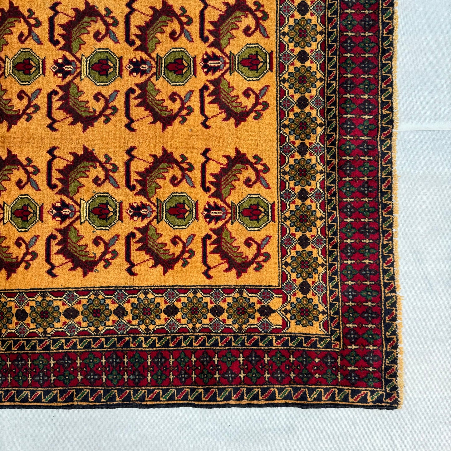 Luxurious Handmade Baluchi Rug - Premium Quality 4 ft x 7 ft Afghan Carpet