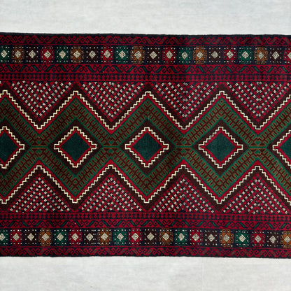 Premium Baluchi Handmade Rug - Size 4 ft x 7 ft - Authentic Afghan Craftsmanship