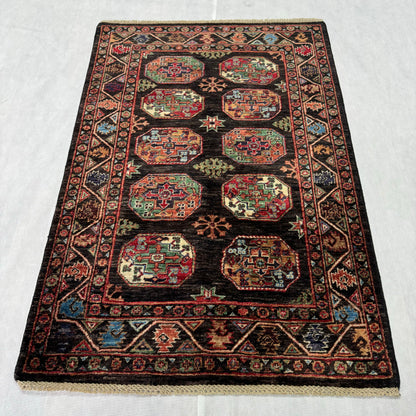 Stunning Handmade Chobi Rug - 3 ft x 5 ft | Exquisite Afghan Craftsmanship