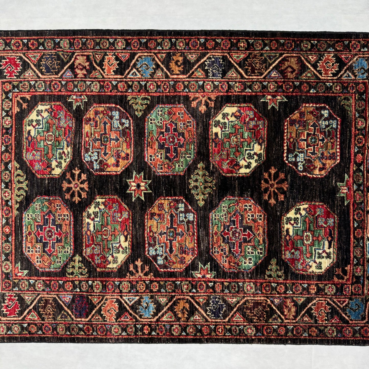 Stunning Handmade Chobi Rug - 3 ft x 5 ft | Exquisite Afghan Craftsmanship