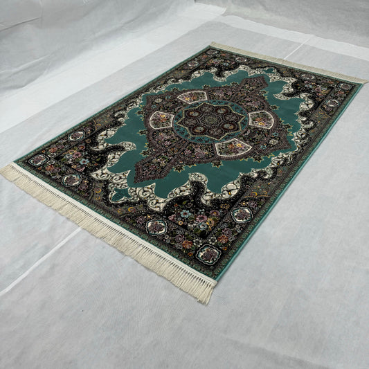 5 ft x 8 ft Area Rug - Persian 1200 Reeds - Farsh Kilim Mojalal 7 - Tortoise - Luxurious Persian Elegance for Your Home